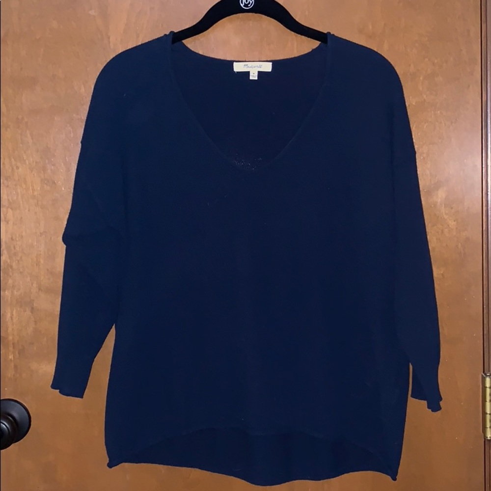 Madewell Navy Light Sweater never worn